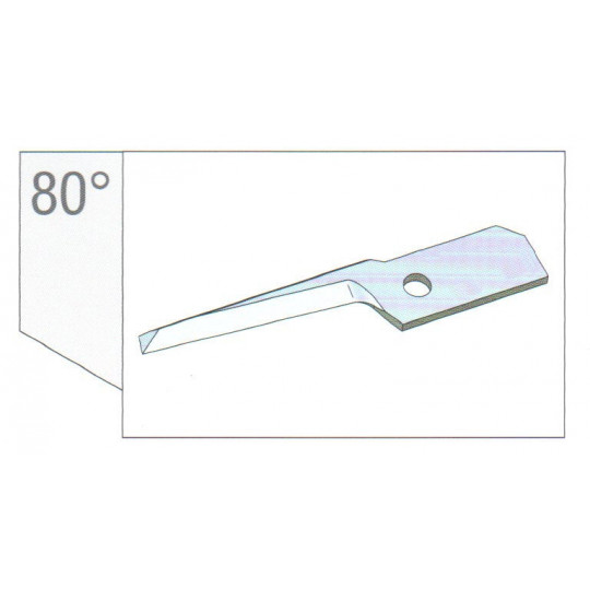 Cuchilla compatible con Teseo - M1N 80 D1C - 535000900