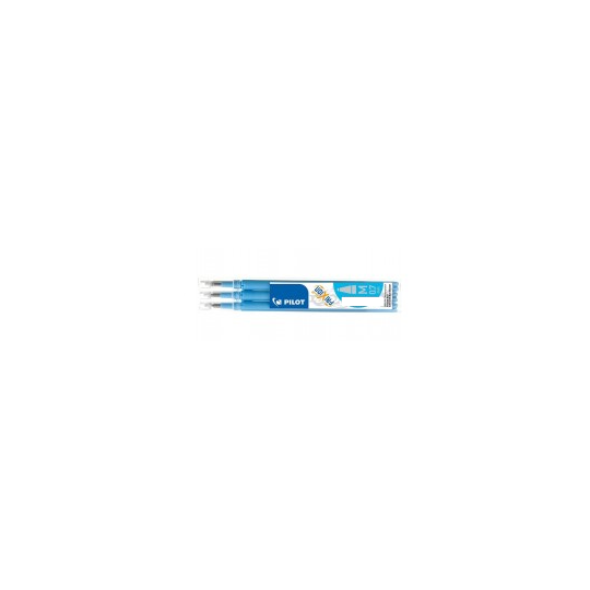 Frixion refillable pen with heat: light blue color - 3 pieces