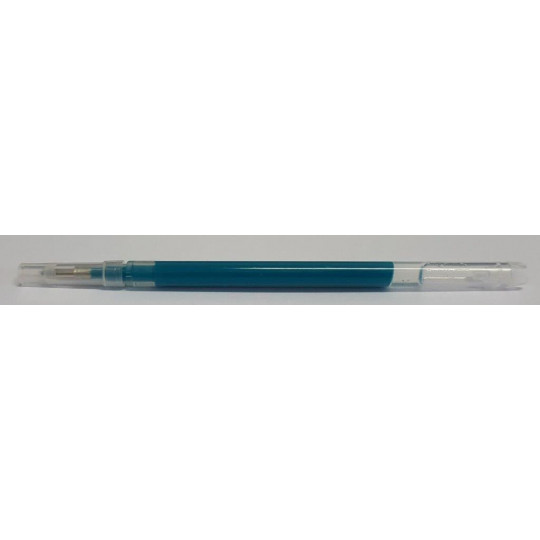 Refillable pen with heat: dark green color