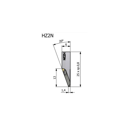 Hoja compatible con Comelz - HZ2N.L-1