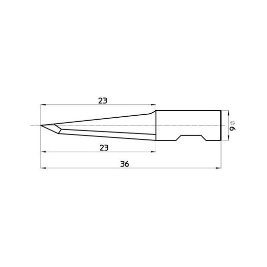 Blade 45795 - Max. cutting depth 23 mm