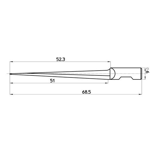 Blade 46044 - Max. cutting depth 51 mm