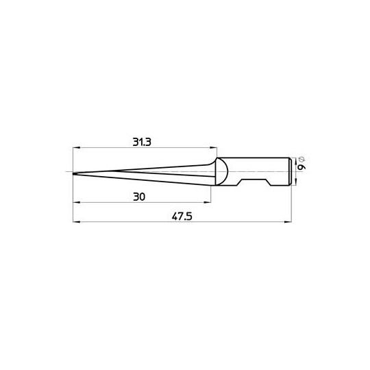 Blade 46913 - Max. cutting depth 30 mm