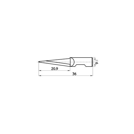 Lama 47090 - Spessore del taglio fino a 21 mm