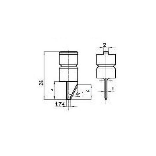 Blade 46960 - Max cutting depth 9 mm