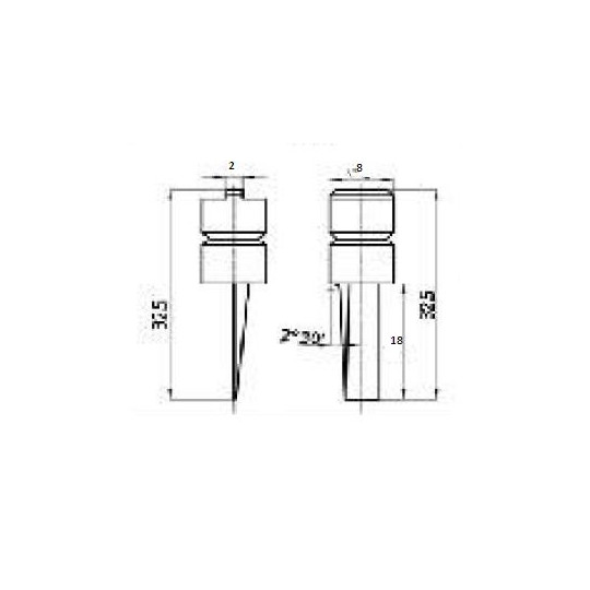 Blade 46470 - Max cutting depth 18 mm