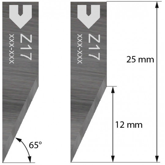 Blade 3910307 - Z 17 - Max. cutting depth 12 mm