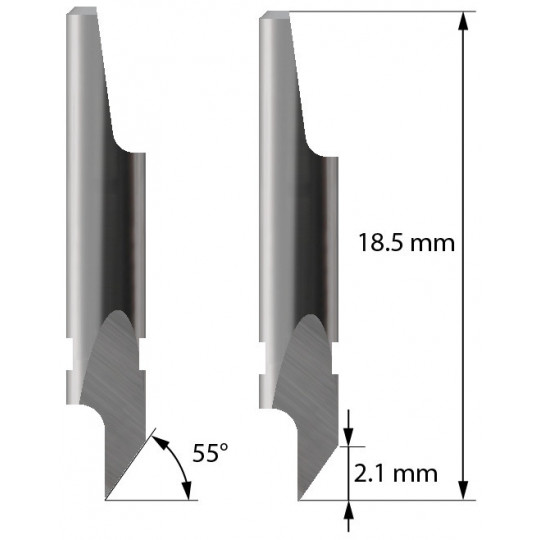 Ostrze 3910116 - Z4 - Grubość cięcia 2,1 mm