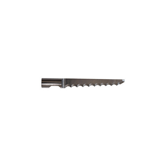 BLD-SR6352 - Single edge round 6mm serrated blades