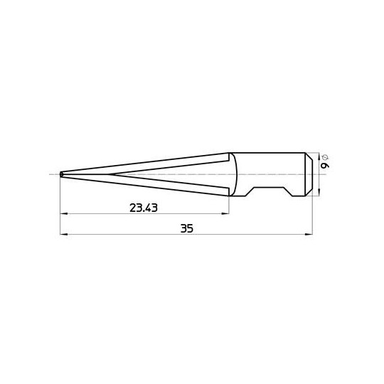 Lama 45889 - Spessore del taglio fino a 24 mm