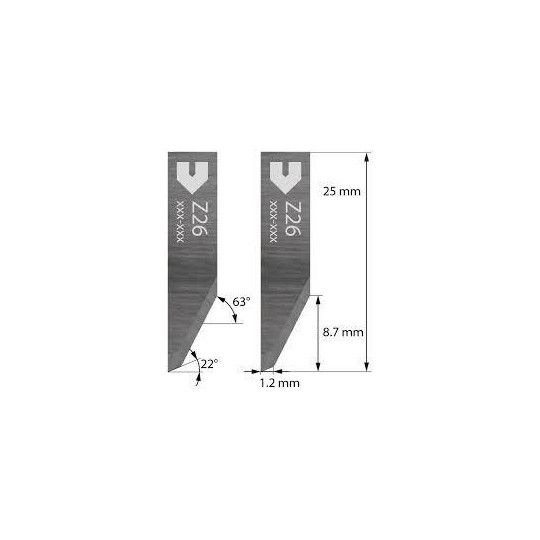 Blade 3910317 - Z26 - Cutting thickness up to 8.7 mm