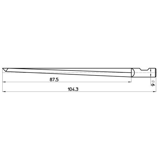 Cuchilla 45436 - Corte de 88 mm