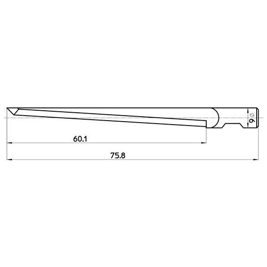 Cuchilla 45434 - Corte de 61 mm