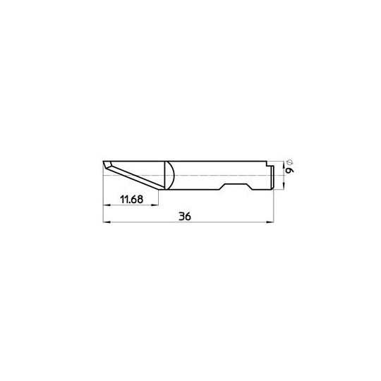 Blade 43291 - Max. cutting depth 12 mm