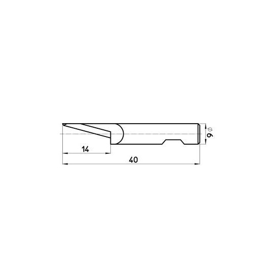 Blade 46021 - Max. cutting depth 14 mm