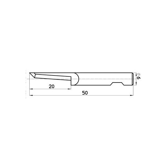 Cuchilla 45949 - Cortre 20 mm