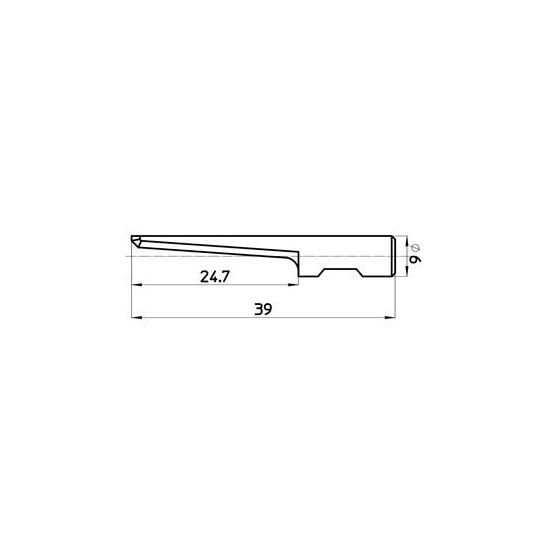 Blade 45447 - Max. cutting depth 25 mm