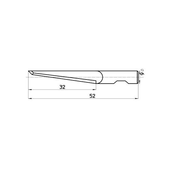 Cuchilla 46428 - Corte de 32.0 mm