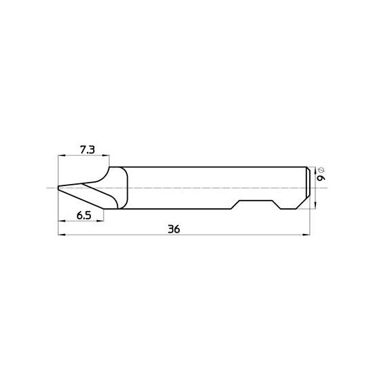 Blade 43901 - Max. cutting depth 7 mm