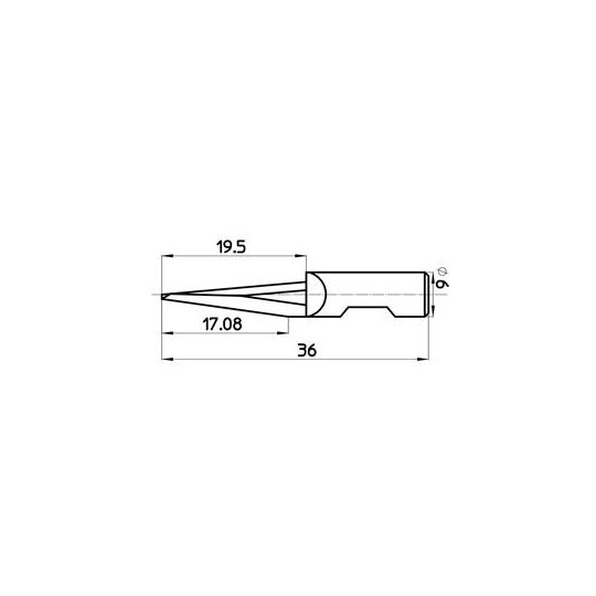 Blade 46692 - Max. cutting depth 18 mm