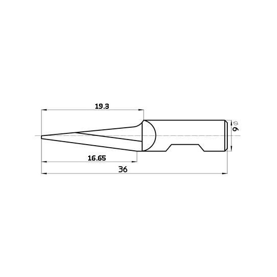 Blade 45430 - Max. cutting depth 17 mm