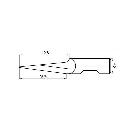 Cuchilla 46657 - Corte de 19 mm