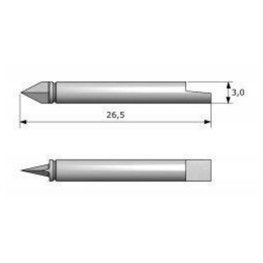 Blade 7132 Aristo compatible - Max. cutting depth 2.6 mm