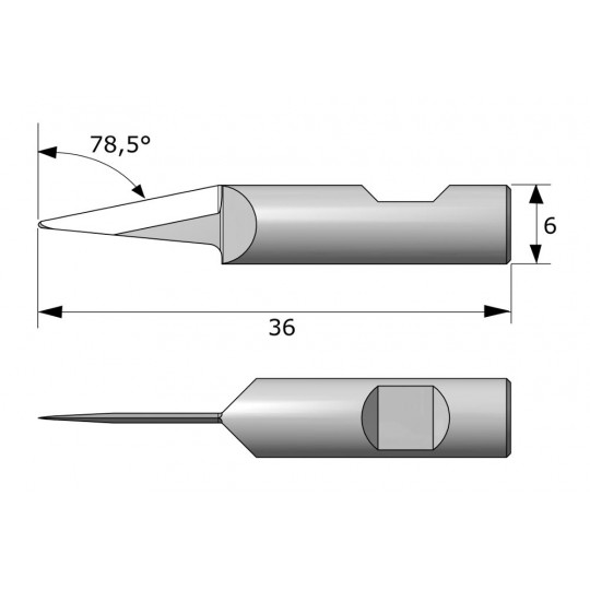 Blade 7181 Aristo compatible - Max. cutting depth 10 mm