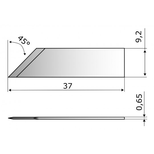 Lama 7365 compatibile con Aristo - Spessore del taglio fino a 9 mm