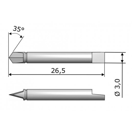 Lama 7750 compatibile con Aristo - Spessore del taglio fino a 3 mm