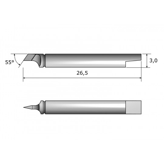 Blade 7864 Aristo compatible - Max. cutting depth 1 mm