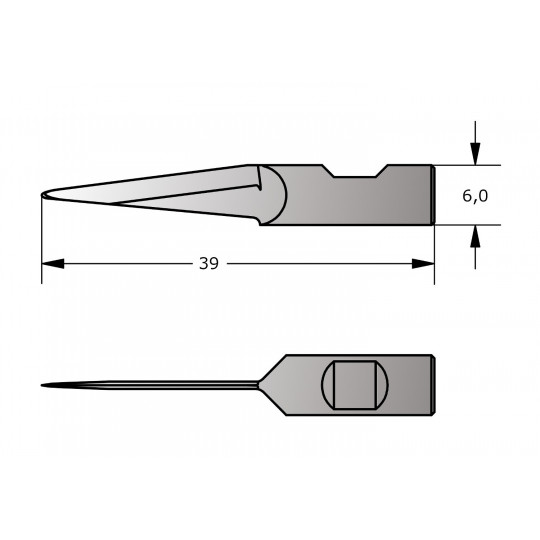 Lama 140394 compatibile con Aristo - Spessore del taglio fino a 20 mm