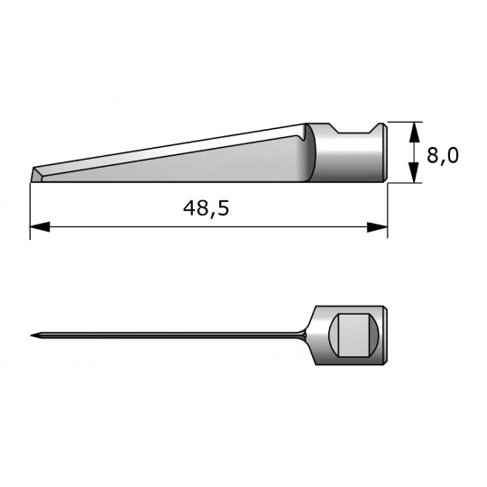 Lama 140958 compatibile con Aristo - Spessore del taglio 35 mm