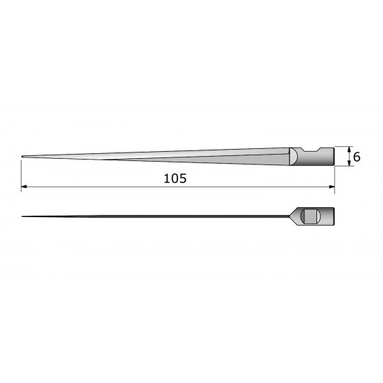 Lama 142567 compatibile con Aristo - Spessore del taglio fino a 90 mm