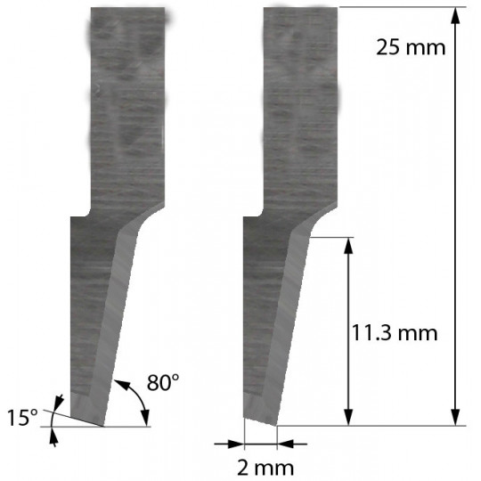 Blade Comagrav compatible - Z41 - Max. cutting depth 11.3 mm