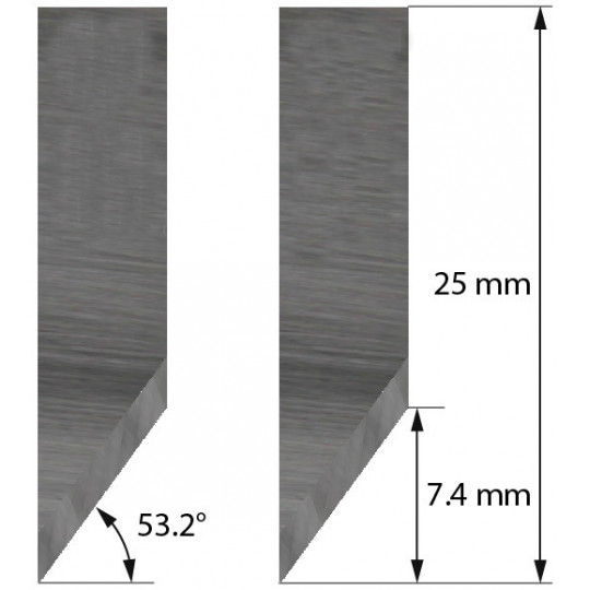 Blade 3910306 - Z16 - Max. cutting depth 7.4 mm - Comagrav compatible