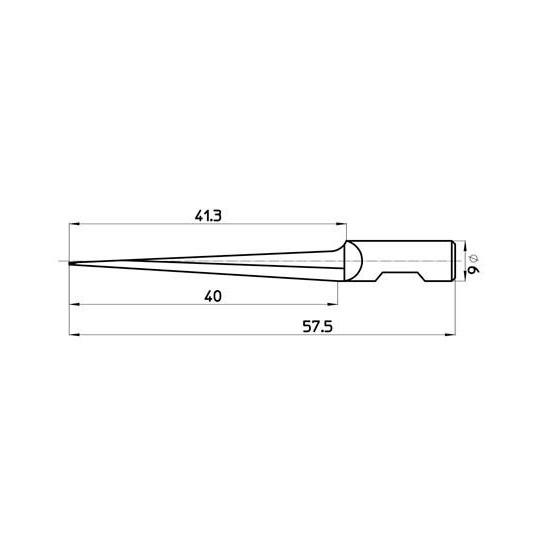 Lama ONF40 compatibile con Comagrav - CE140396 - Spessore del taglio fino a 40 mm
