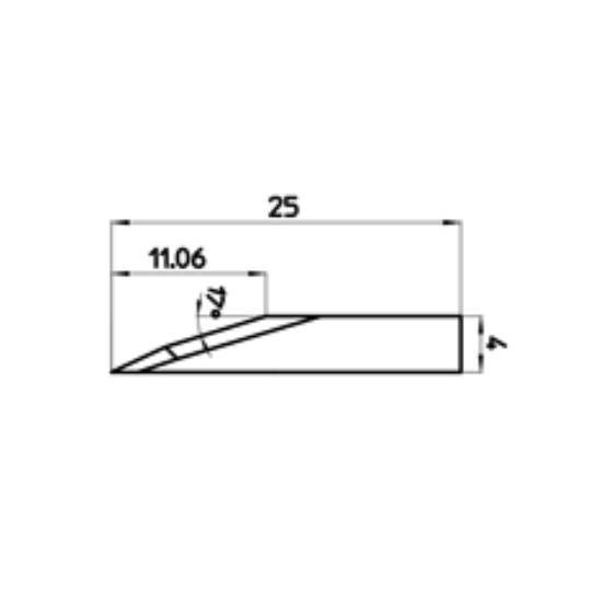 Lama 45307 - Spessore del taglio fino a 11.06 mm