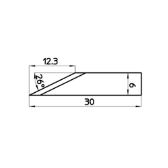 Lama 46067 - Spessore del taglio fino a 12.3 mm
