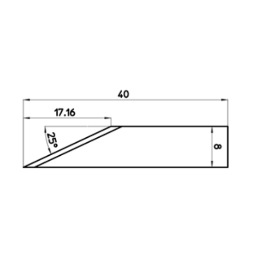 Lama 46461 - Spessore del taglio fino a 17.16 mm