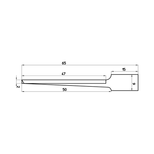 Lama 46417 - Spessore del taglio fino a 47 mm