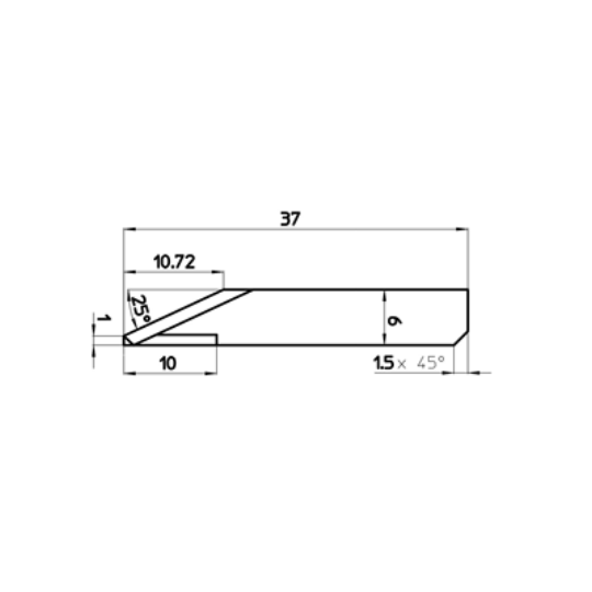 Lama 47270 - Spessore del taglio fino a 10.72 mm