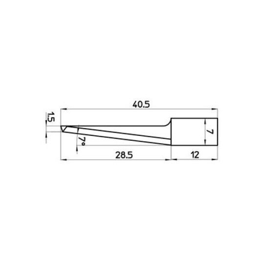 Blade 46460 Cielle compatible - CL60-AP4-16 - Max. cutting depth 28.5 mm
