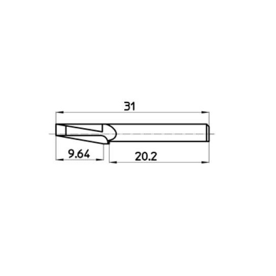 Lama 42424 compatibile con Talamonti - Spessore del taglio fino a 9.64 mm