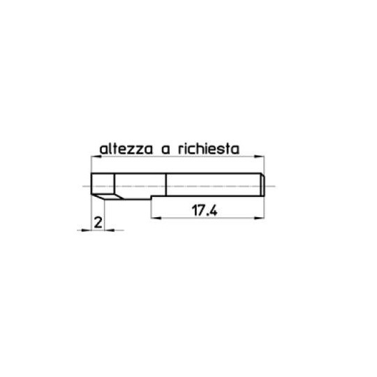 Lama 43147 compatibile con Talamonti - Spessore del taglio fino a 2 mm