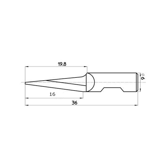 Blade 500-9834 Summa compatible - 43900 - Max. cutting depth 16 mm