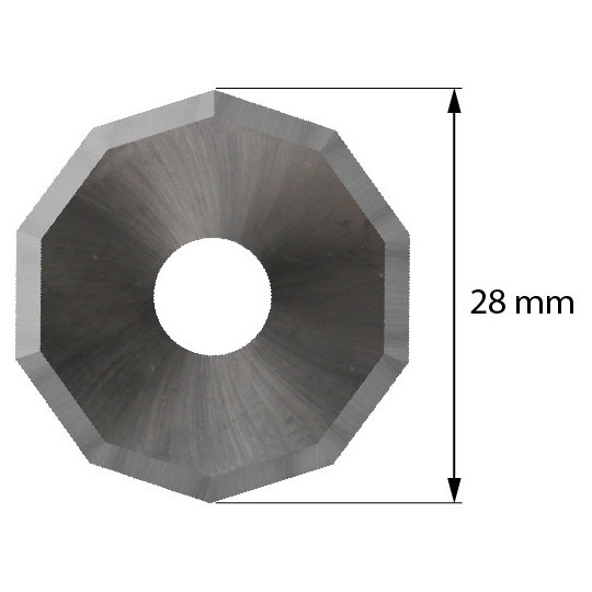 Blade 500-9861 Summa compatible - Z51 - Ø 28mm - Max cutting depth 3 mm