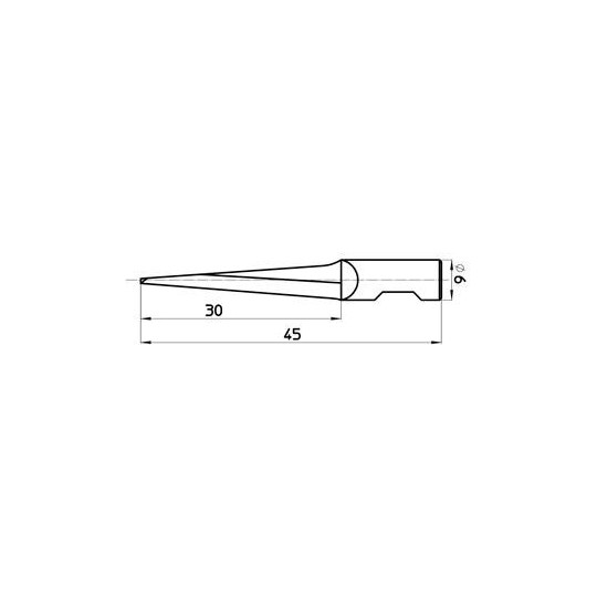 Lama 47076 - Spessore del taglio fino a 30 mm - Riferimento E28