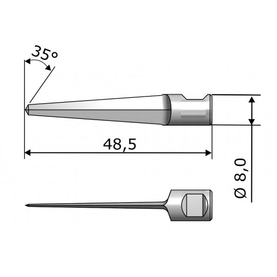 Blade 7640 - Max. cutting depth 32.5 mm