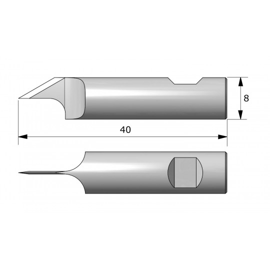 Blade 8170 - Max. cutting depth 6.5 mm
